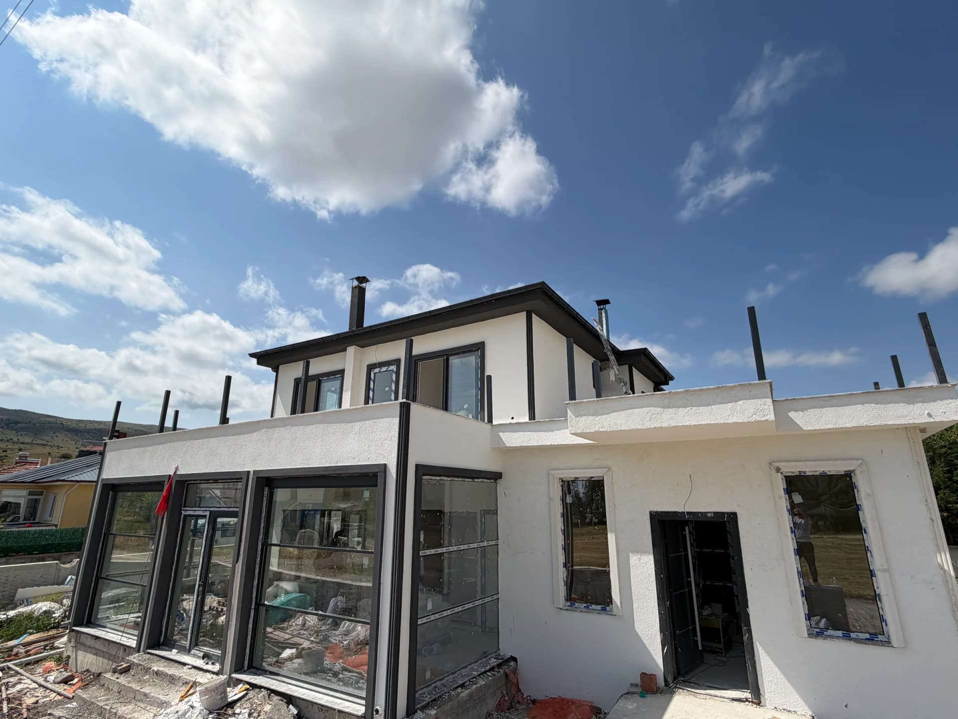 Gölbaşı 214m2 Anahrar Teslim Hafif Çelik Villa galeri görseli 2